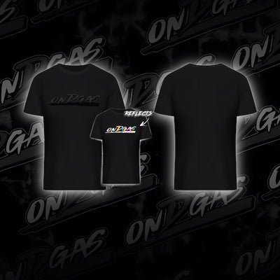 ONDGAS Black Reflective Shirt (Black/Black reflective)