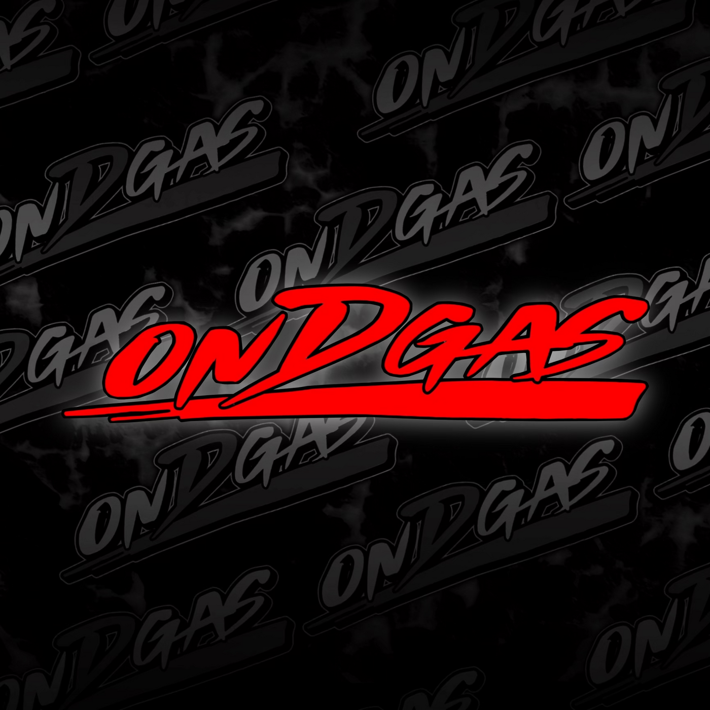 Red Reflective ONDGAS brush decal