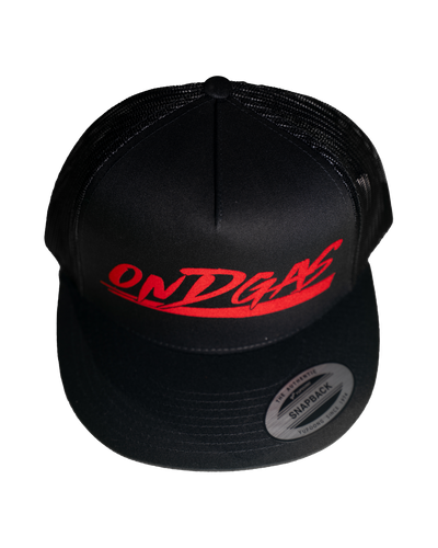 Black Hat with Red ONDGAS logo (trucker hat)