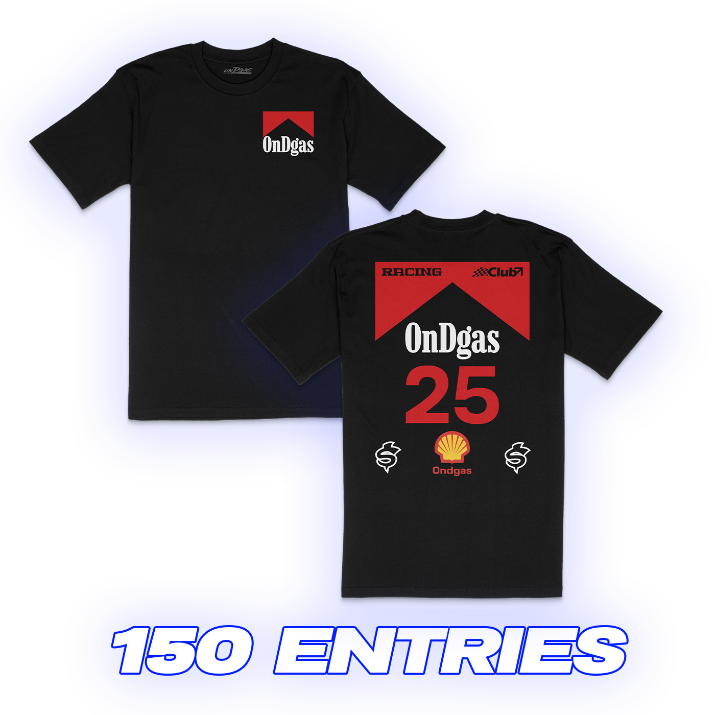 150 Entries:  Black Formula Tee