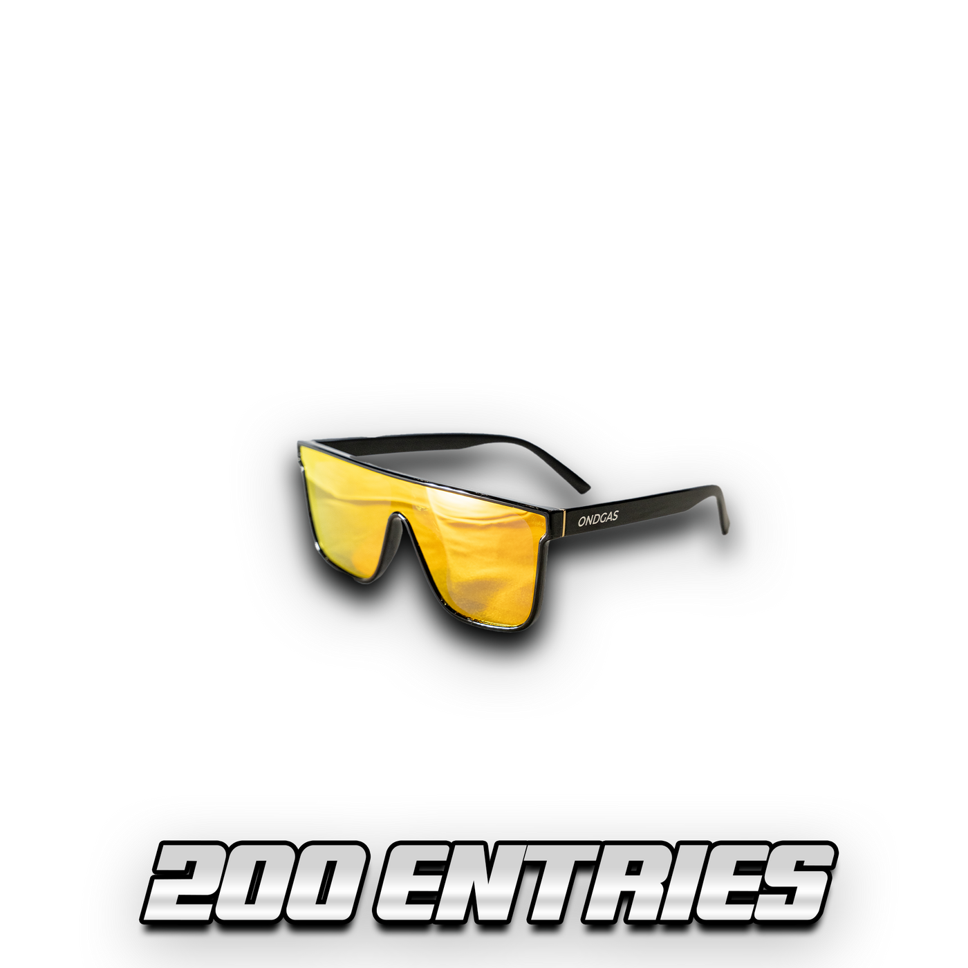 200 Entries: ONDGAS RED ORANGE Sunglasses