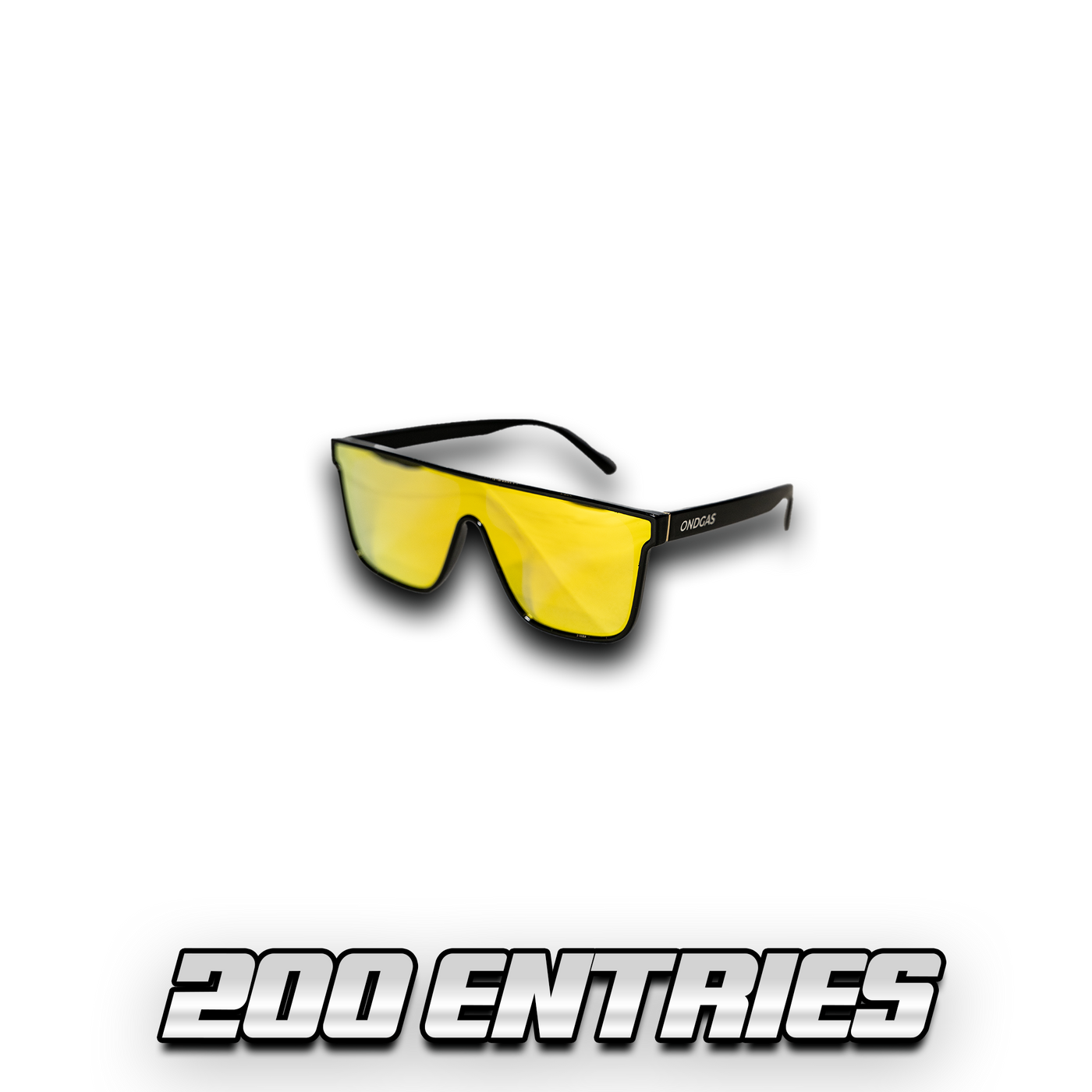 200 Entries: ONDGAS Legacy Yellow Sunglasses