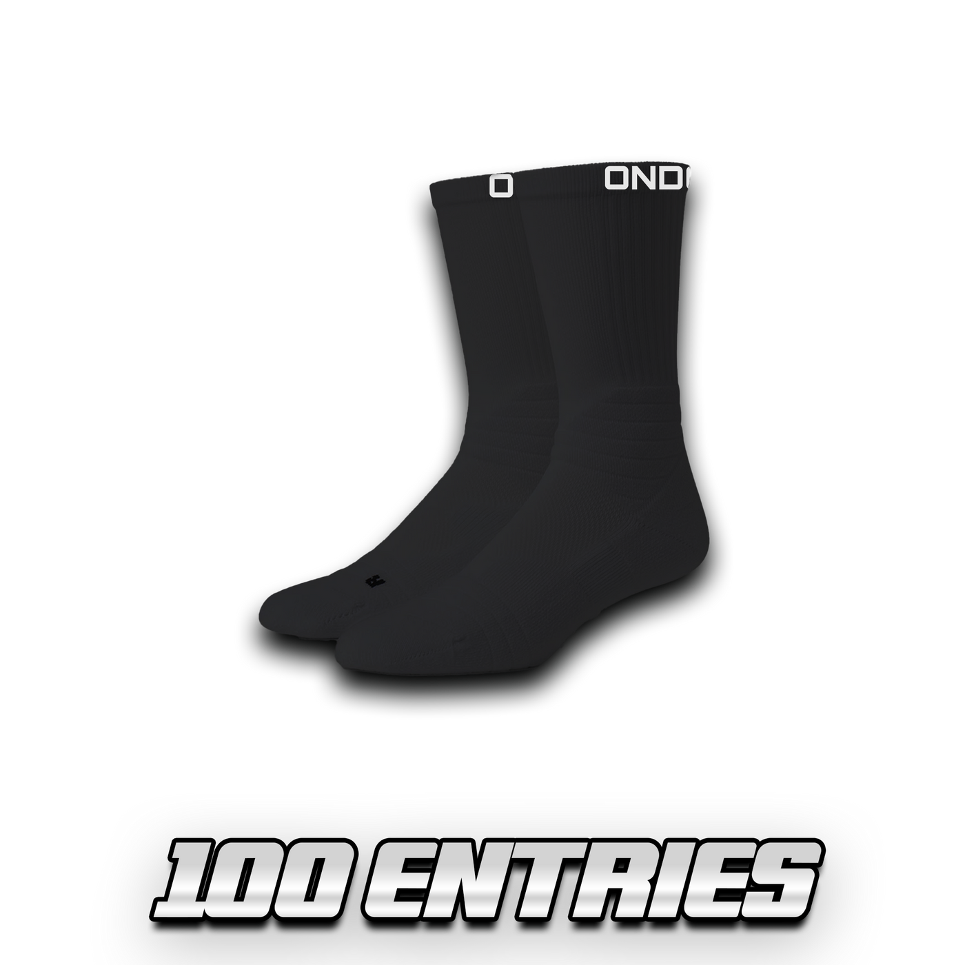 100 Entries: Black ONDGAS Socks
