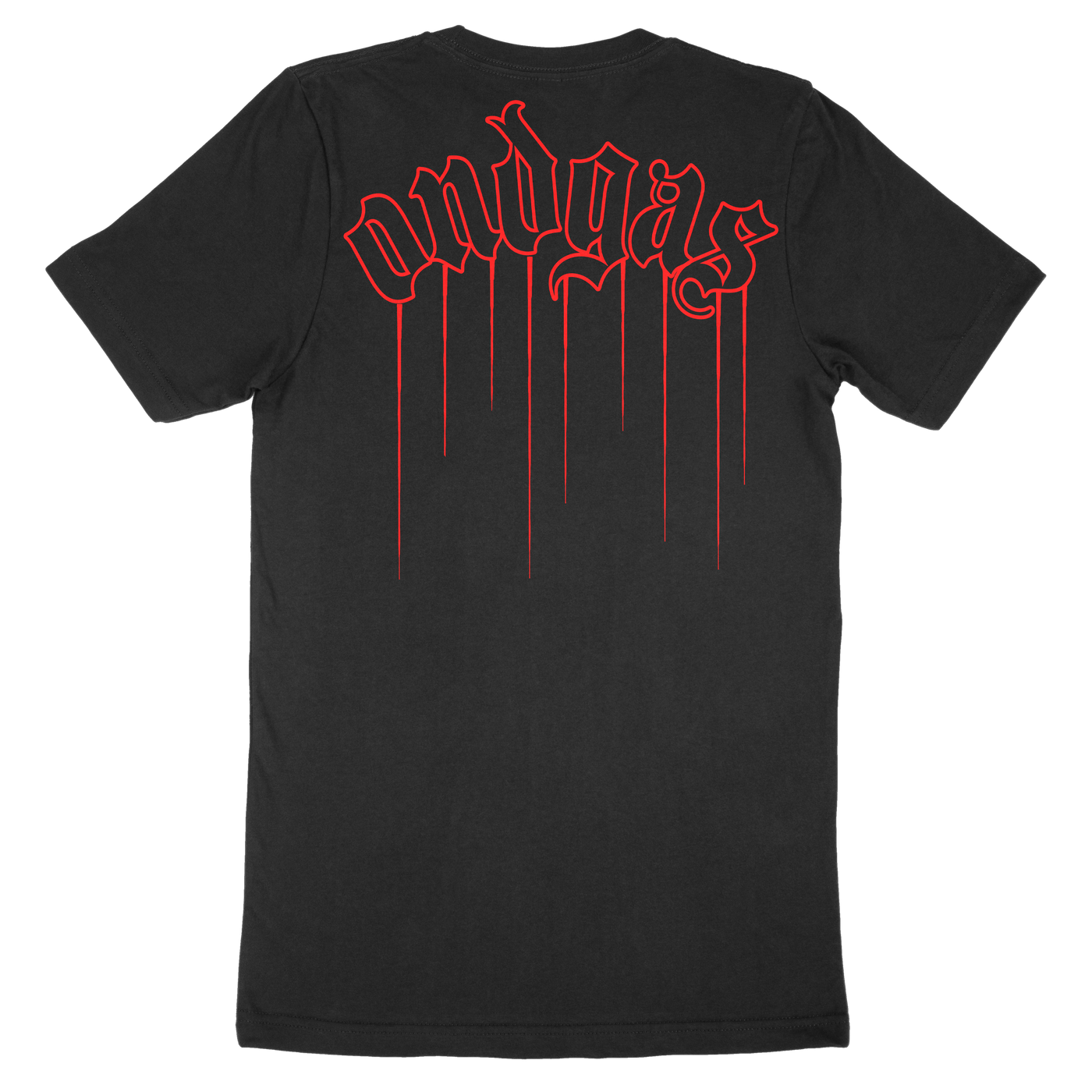 ONDGAS drip shirt (Black/Red)