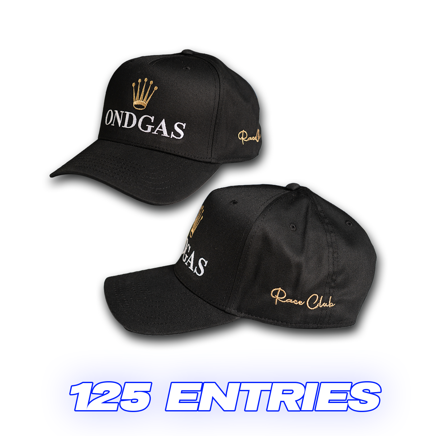 125 Entries:  ONDGAS Rolex hat (black)