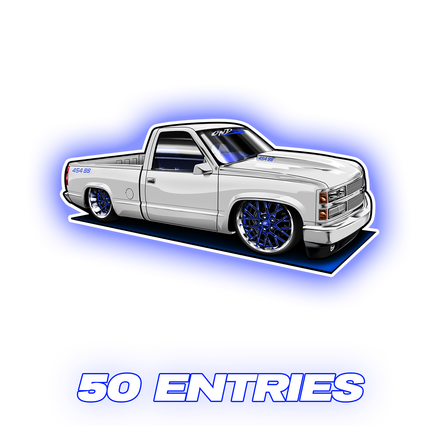 50 Entries:  Procharged 454 SS Truck decal