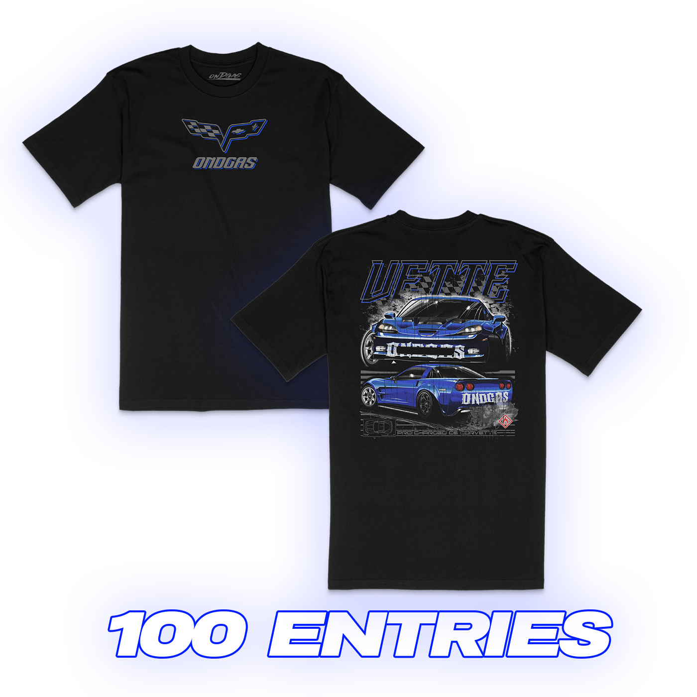 100 Entries:  Corvette Tee
