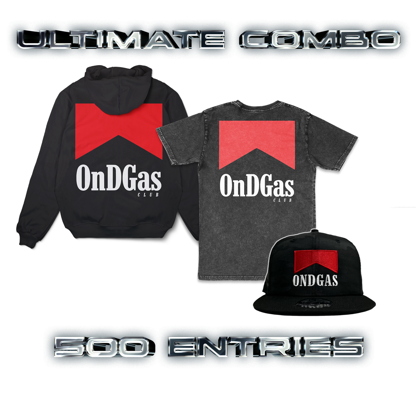 500 Entries: ULTIMATE COMBO - MALBORO ONDGAS Hoodie + Shirt + Hat