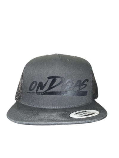 Black on Black ONDGAS logo (trucker hat)