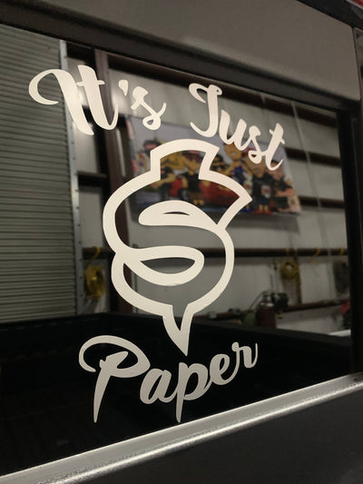 It’s Just Paper decal